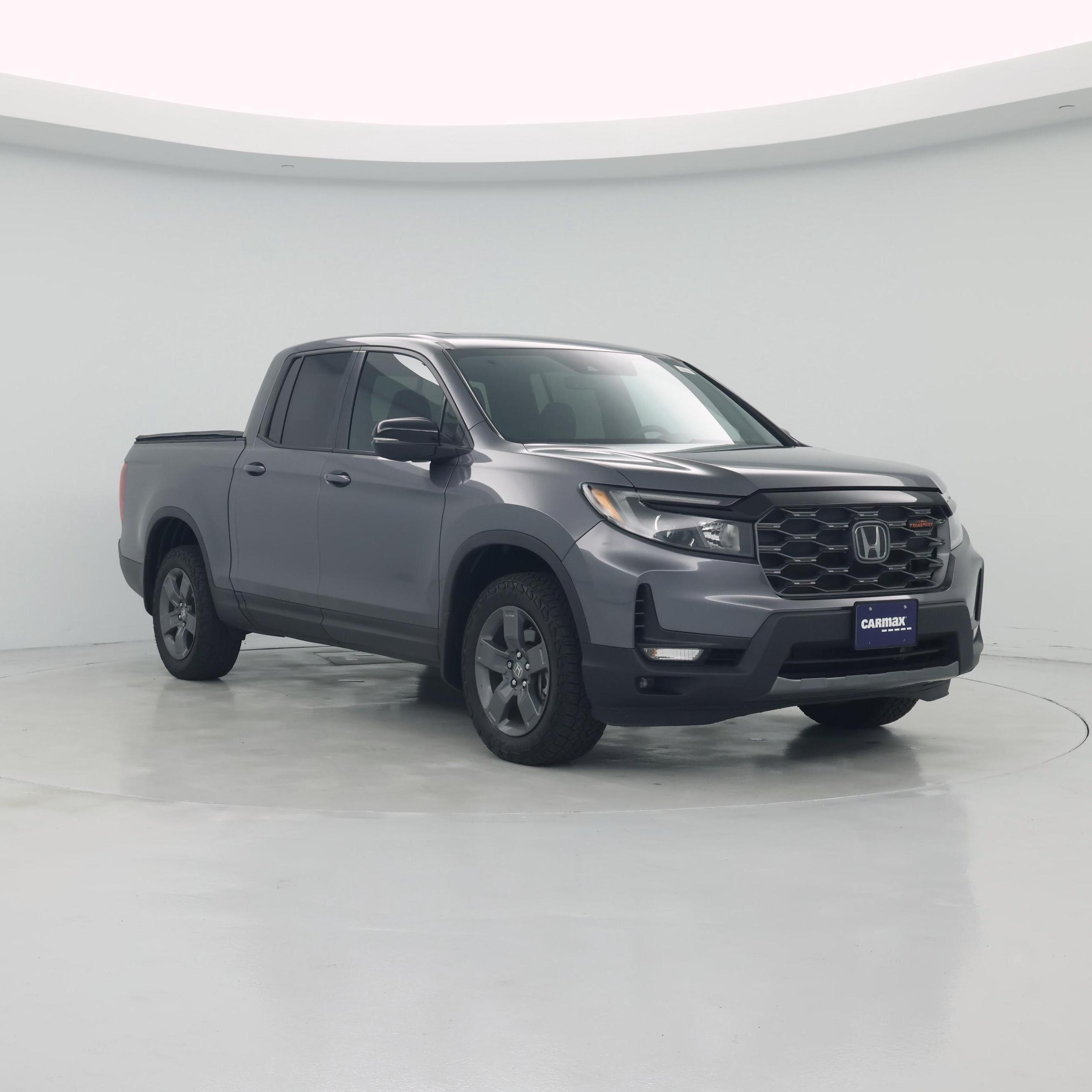 Gray 2025 Honda Ridgeline Pickup Truck All-Wheel Drive Automatic