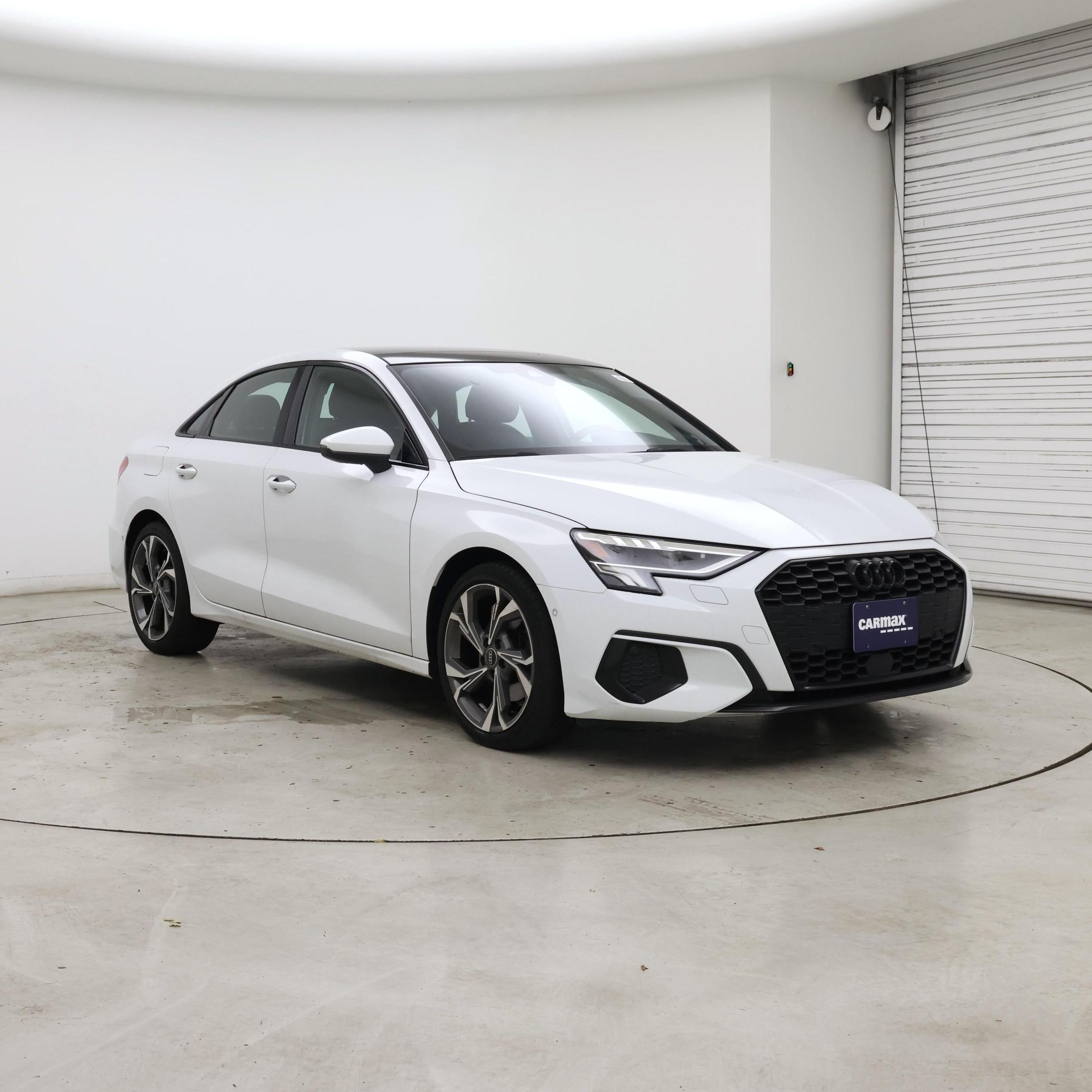 White 2023 Audi A3 Sedan Front-Wheel Drive Automatic