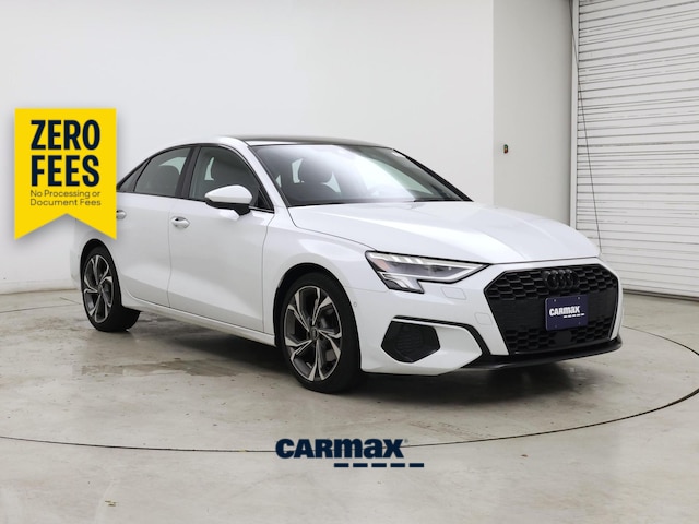White 2023 Audi A3 Sedan Front-Wheel Drive Automatic