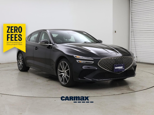 Black 2023 Genesis G70 Sedan Rear-Wheel Drive Automatic