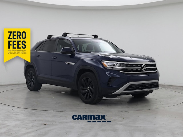 Blue 2023 Volkswagen Atlas Cross Sport SUV / Crossover Front-Wheel Drive Automatic