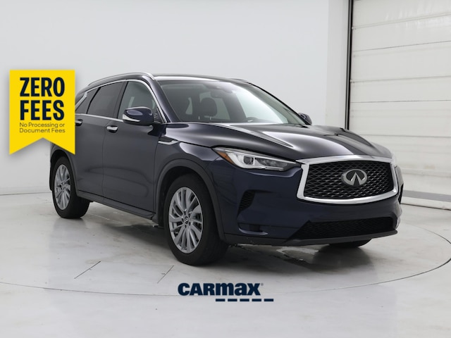 Blue 2023 INFINITI QX50 SUV / Crossover Front-Wheel Drive Automatic