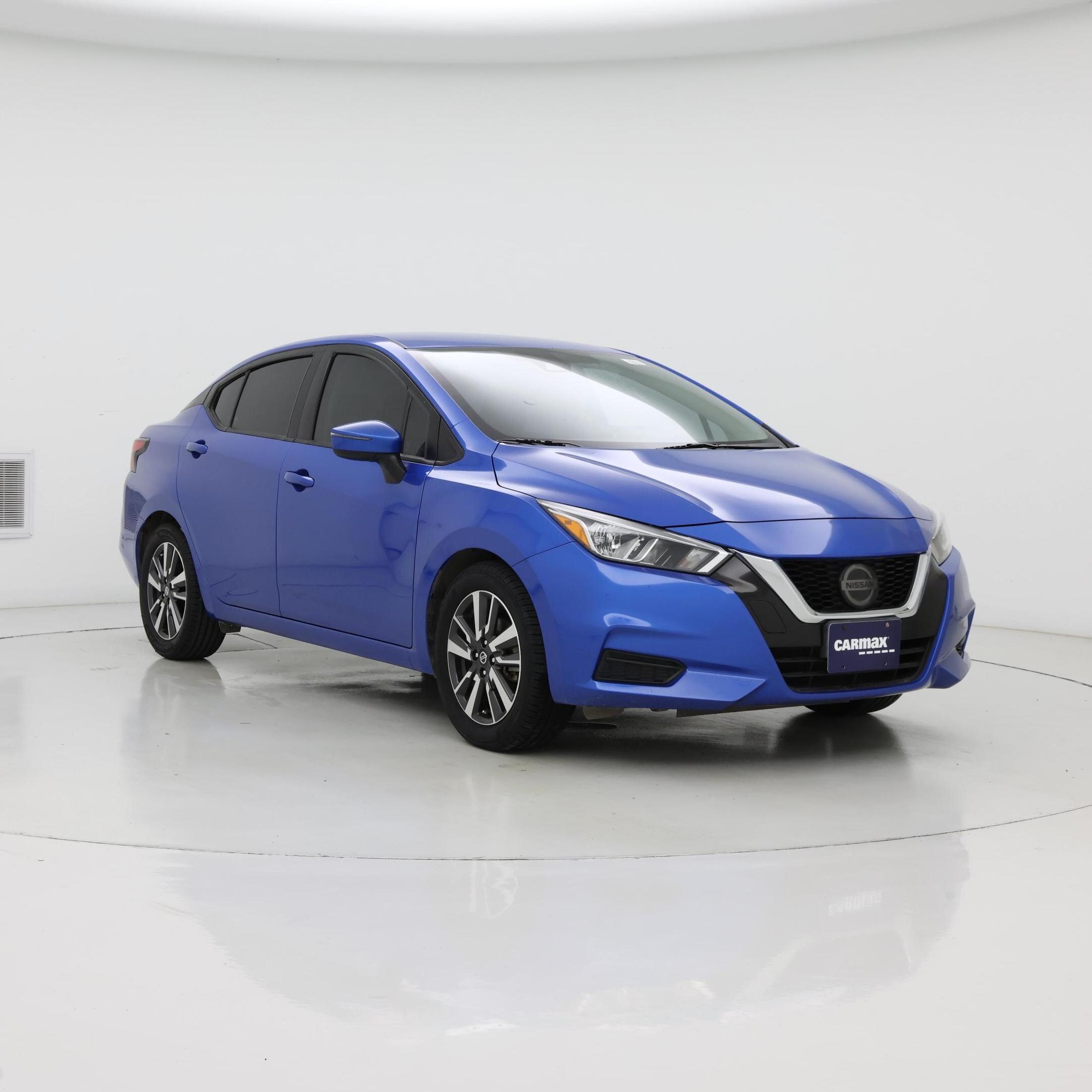 Blue 2021 Nissan Versa Sedan Front-Wheel Drive Automatic
