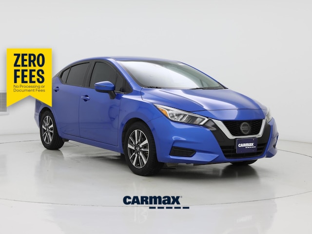 Blue 2021 Nissan Versa Sedan Front-Wheel Drive Automatic