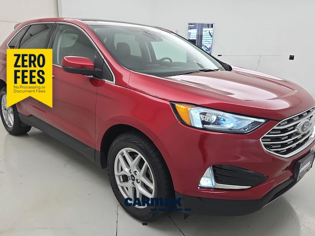 Red 2021 Ford Edge SUV / Crossover All-Wheel Drive Automatic