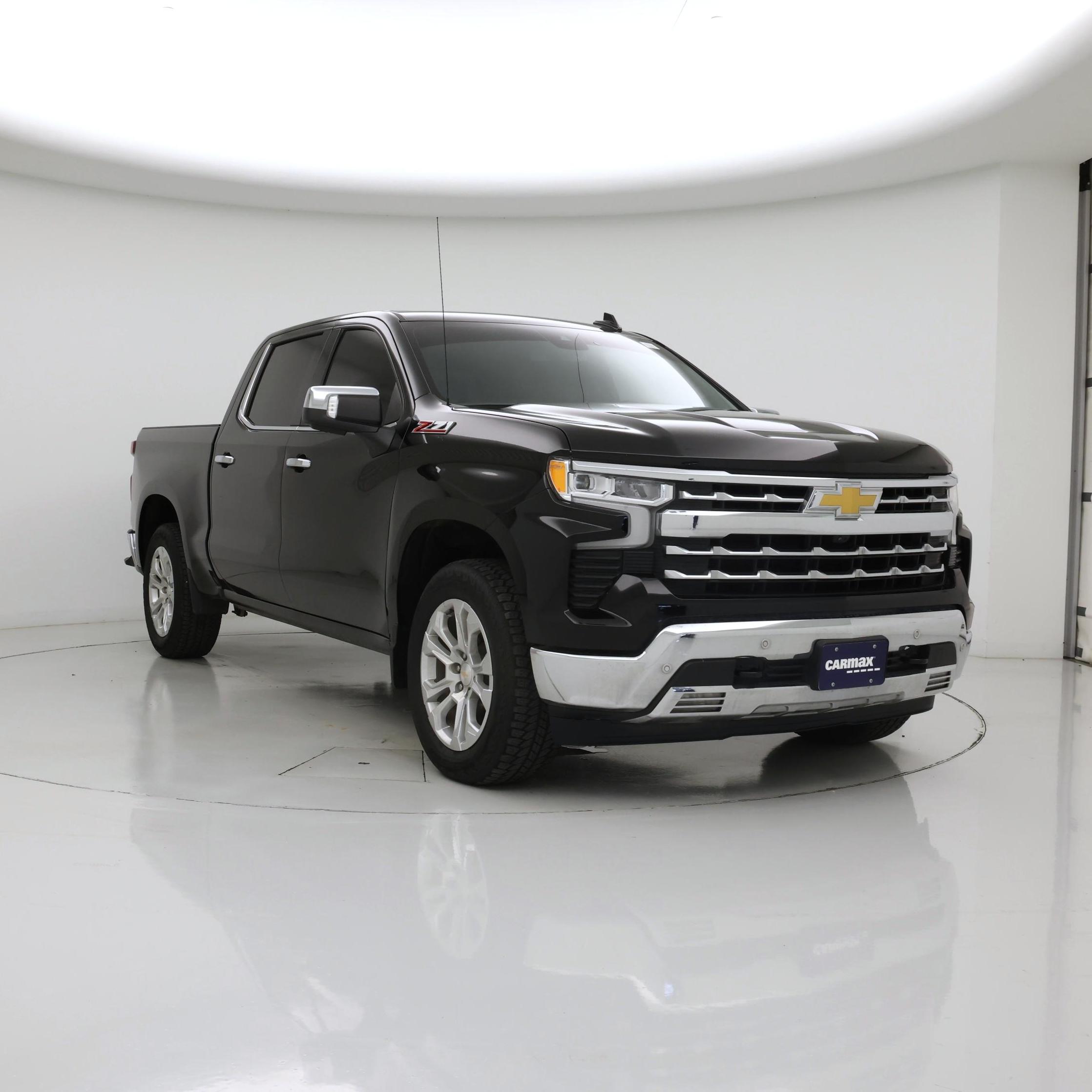 Black 2024 Chevrolet Silverado 1500 Pickup Truck Four-Wheel Drive Automatic