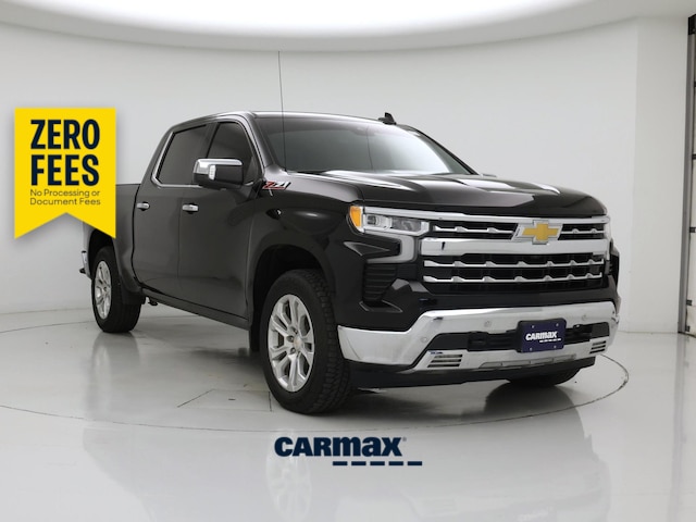 Black 2024 Chevrolet Silverado 1500 Pickup Truck Four-Wheel Drive Automatic
