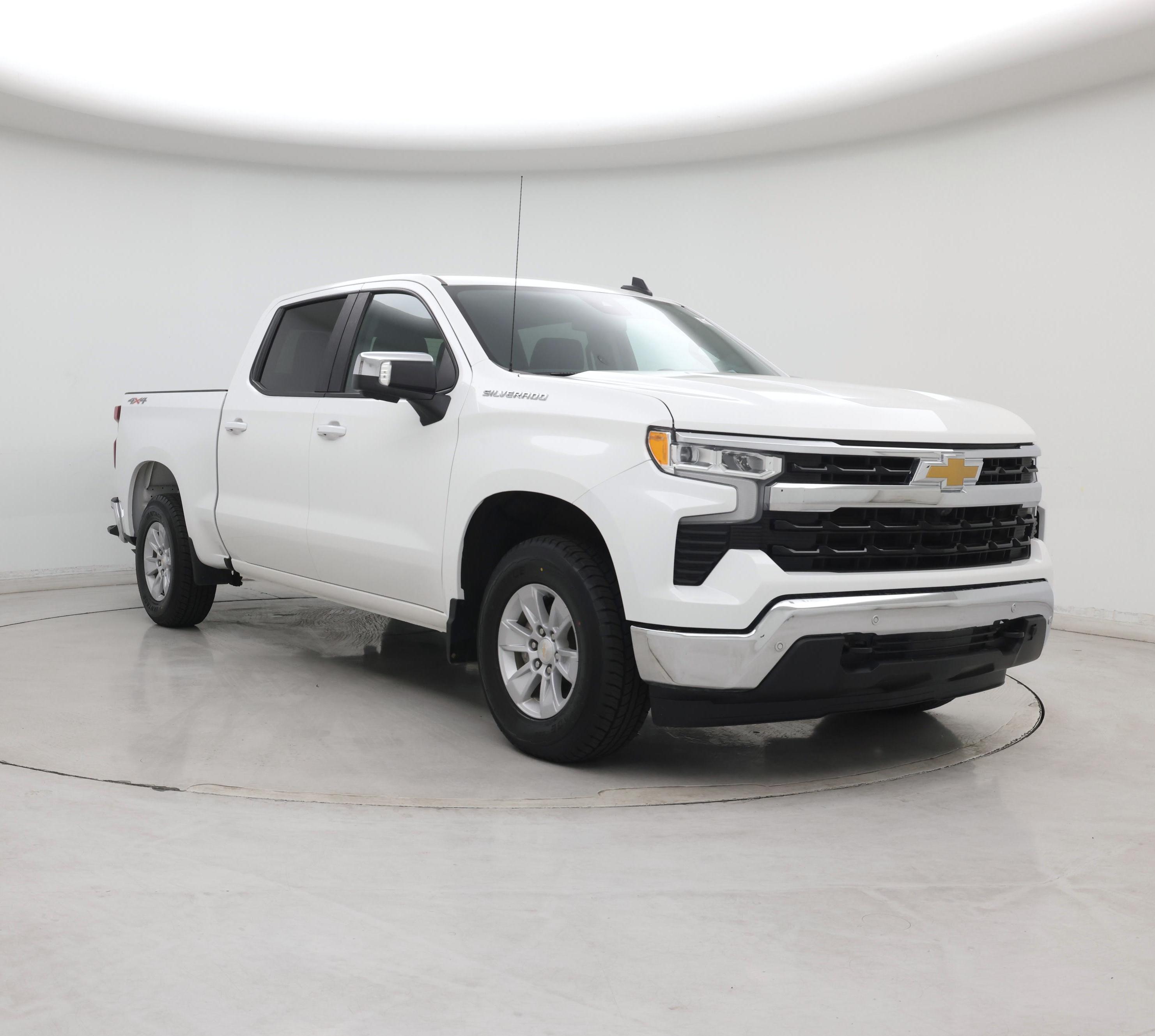 White 2025 Chevrolet Silverado 1500 Pickup Truck Four-Wheel Drive Automatic