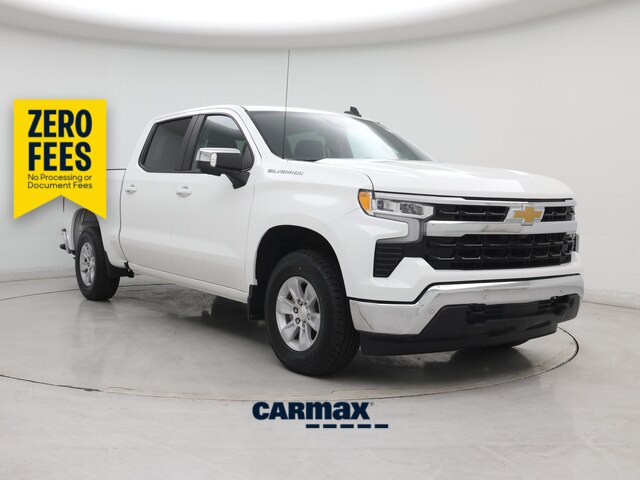 White 2025 Chevrolet Silverado 1500 Pickup Truck Four-Wheel Drive Automatic