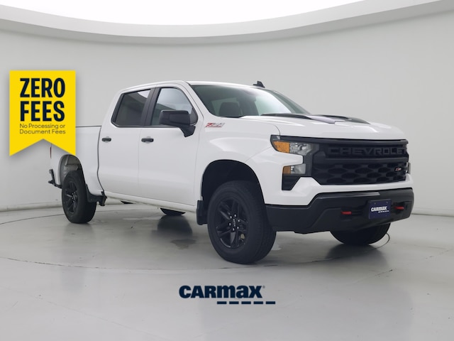 White 2025 Chevrolet Silverado 1500 Pickup Truck Four-Wheel Drive Automatic