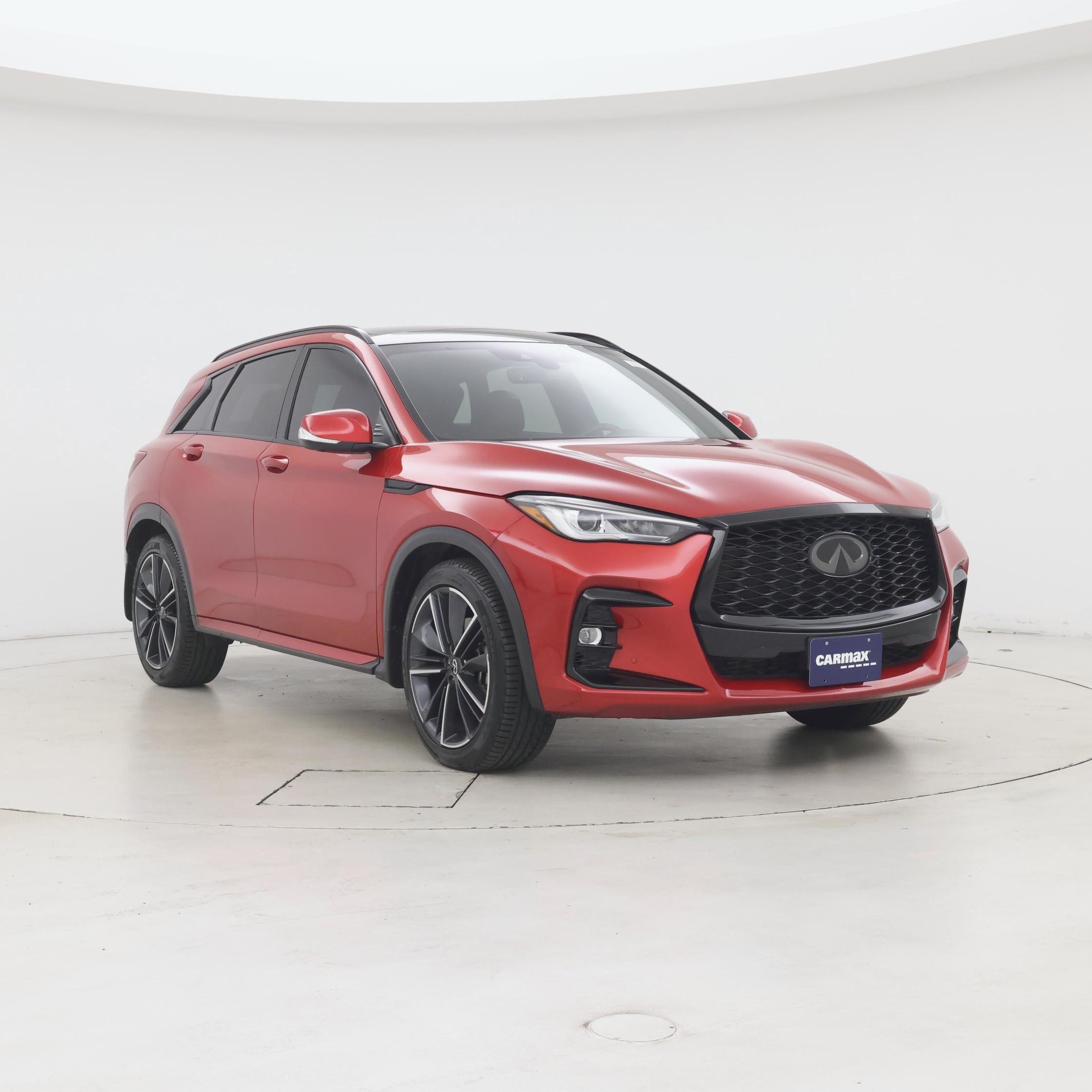 Red 2023 INFINITI QX50 SUV / Crossover Front-Wheel Drive Automatic