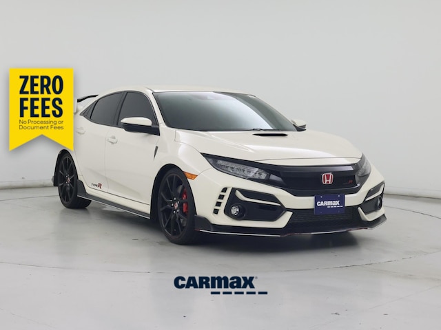White 2021 Honda Civic Type R Hatchback Front-Wheel Drive Manual