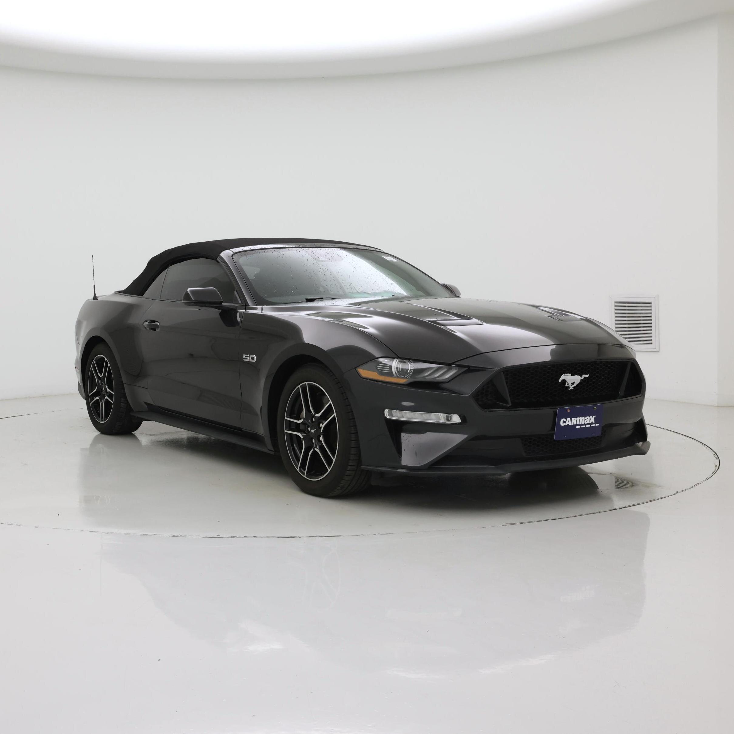 Gray 2023 Ford Mustang Convertible Rear-Wheel Drive Automatic