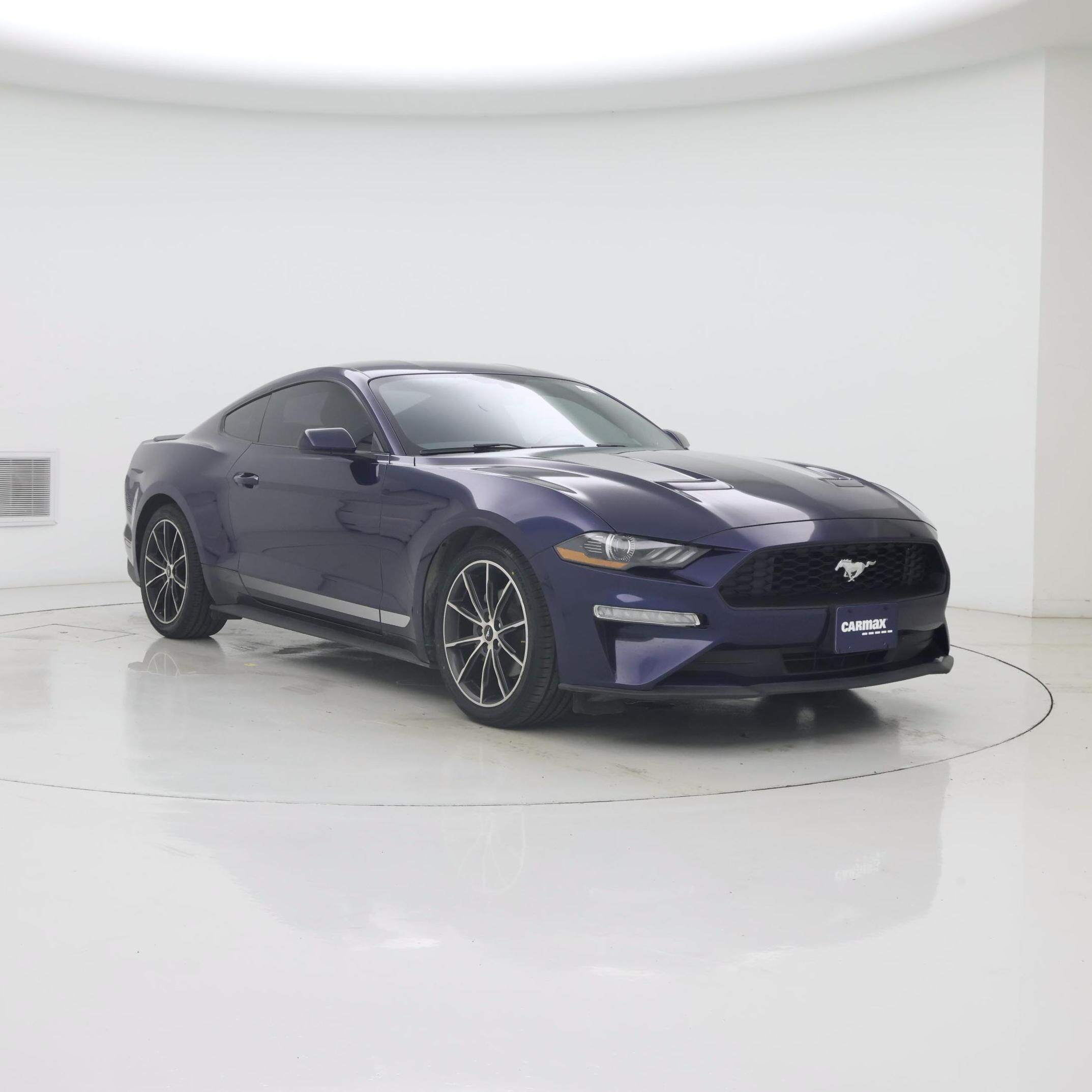 Blue 2020 Ford Mustang Coupe Rear-Wheel Drive Automatic