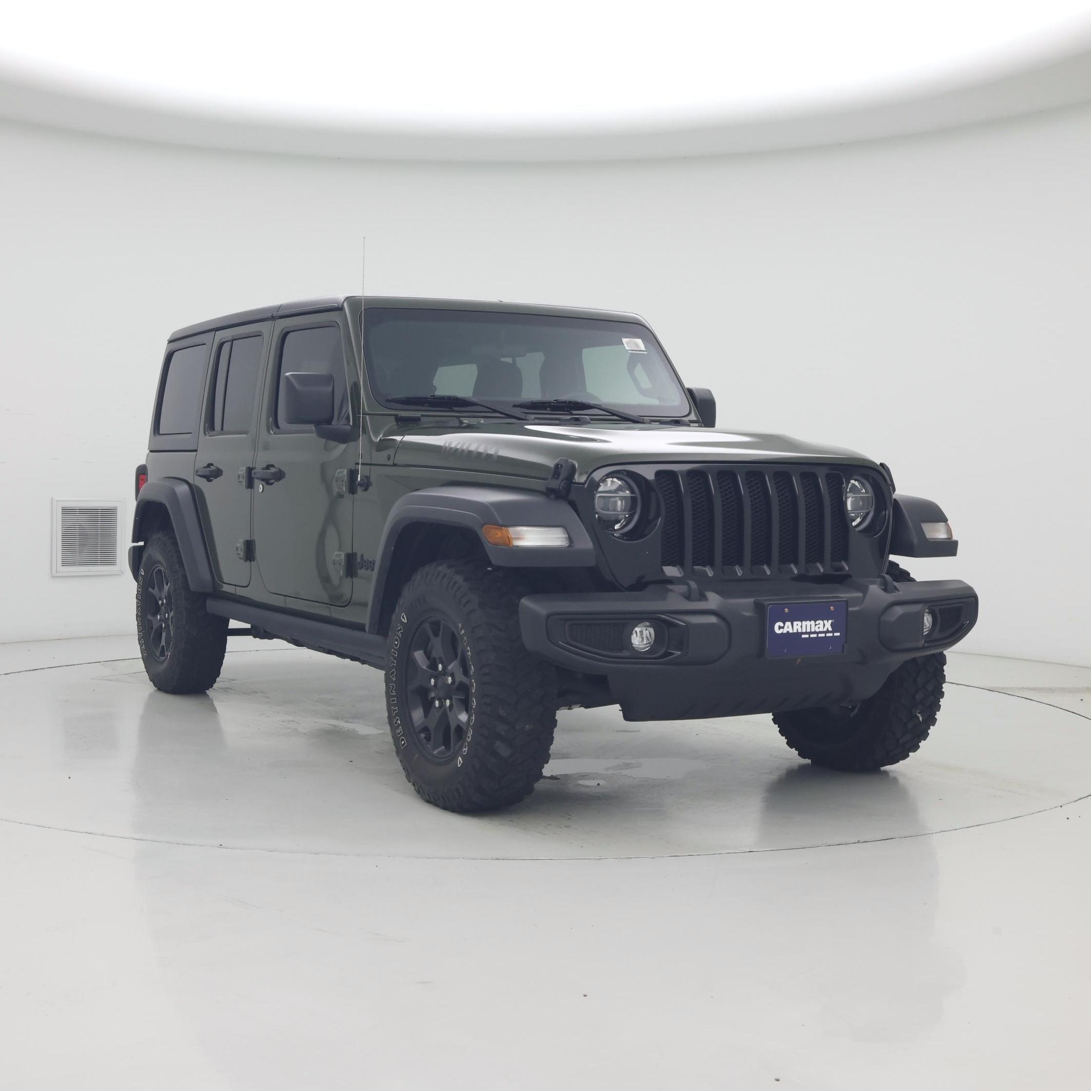 Green 2021 Jeep Wrangler SUV / Crossover Four-Wheel Drive Automatic