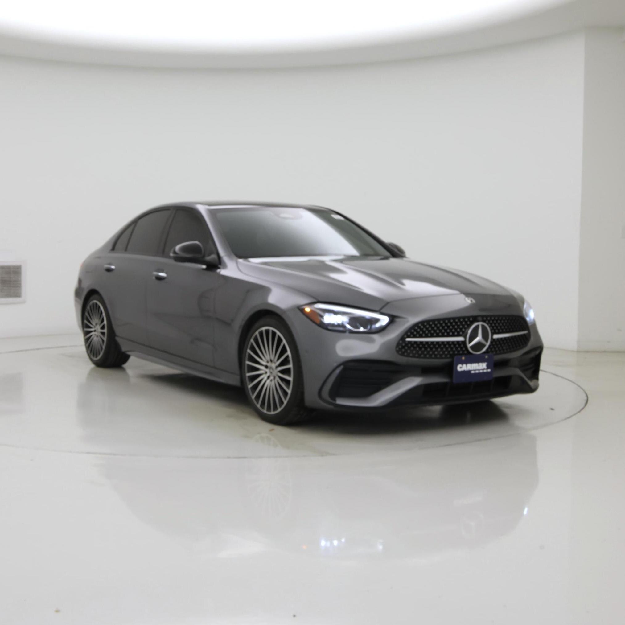 Gray 2025 Mercedes-Benz C-Class Sedan Rear-Wheel Drive Automatic