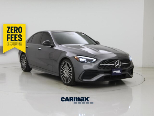 Gray 2025 Mercedes-Benz C-Class Sedan Rear-Wheel Drive Automatic