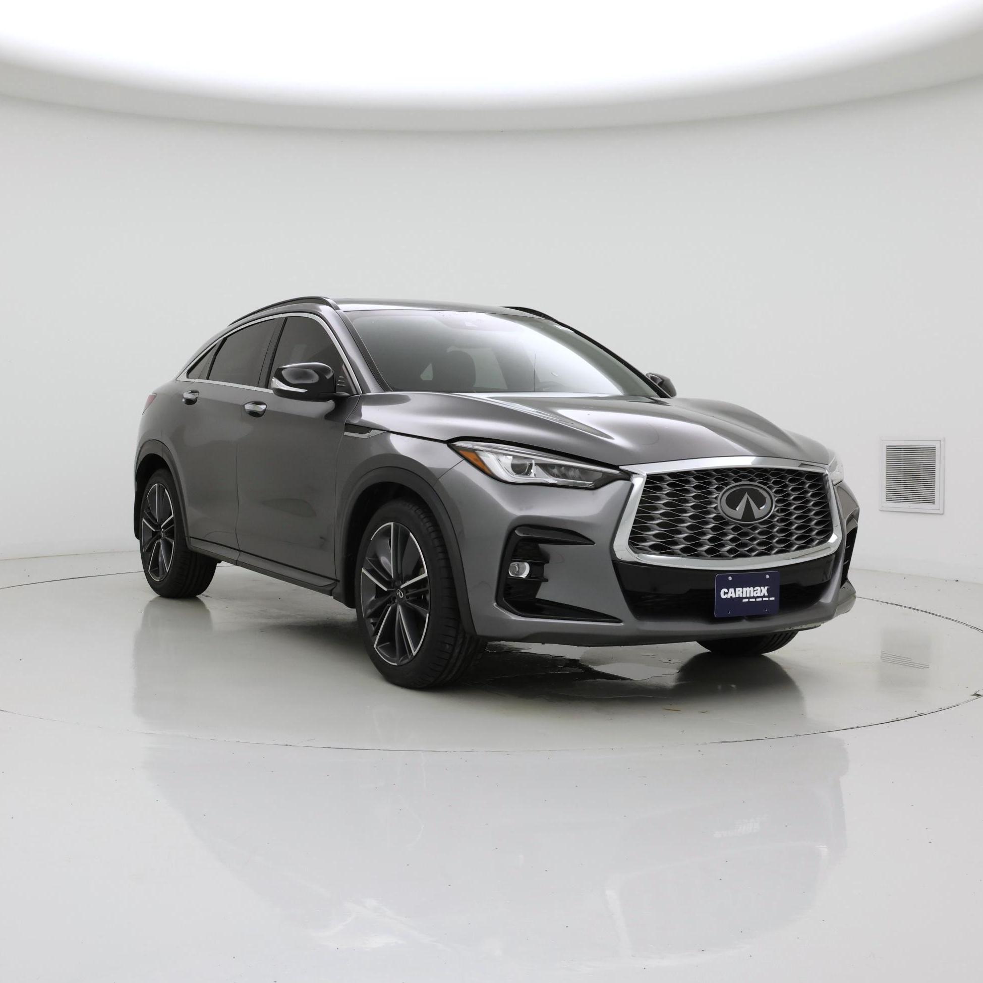 Gray 2023 INFINITI QX55 SUV / Crossover All-Wheel Drive Automatic