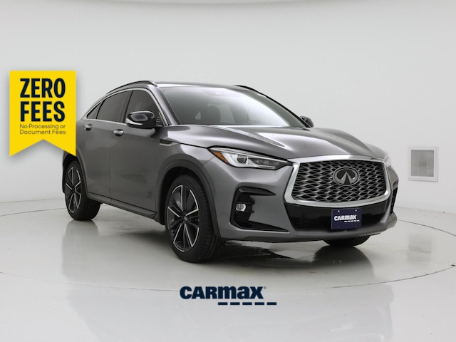 Gray 2023 INFINITI QX55 SUV / Crossover All-Wheel Drive Automatic