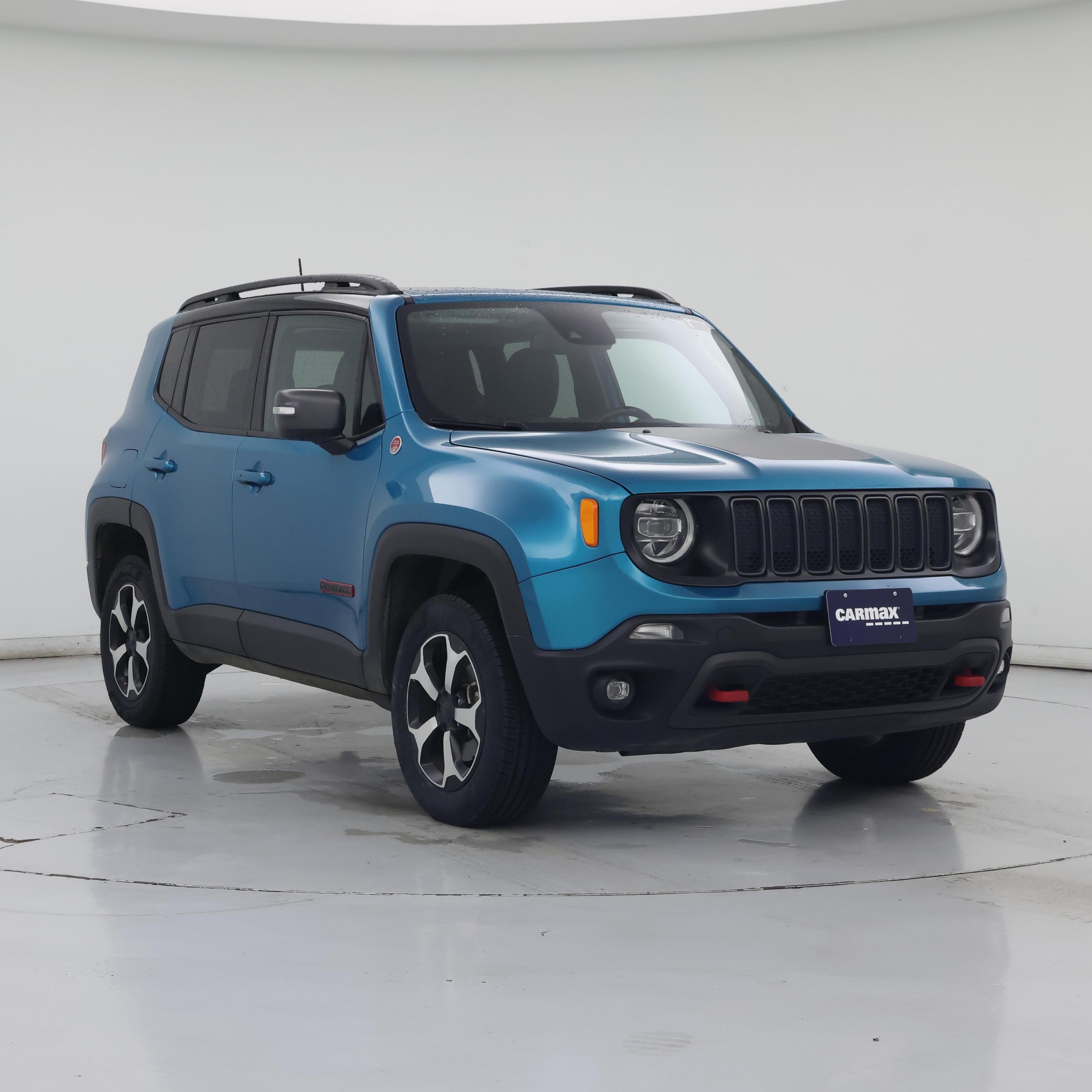 Blue 2021 Jeep Renegade SUV / Crossover Four-Wheel Drive Automatic