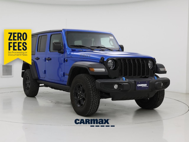 Blue 2023 Jeep Wrangler 4xe SUV / Crossover Four-Wheel Drive Automatic