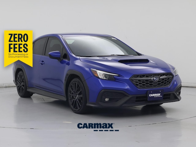 Blue 2022 Subaru WRX Sedan All-Wheel Drive Manual