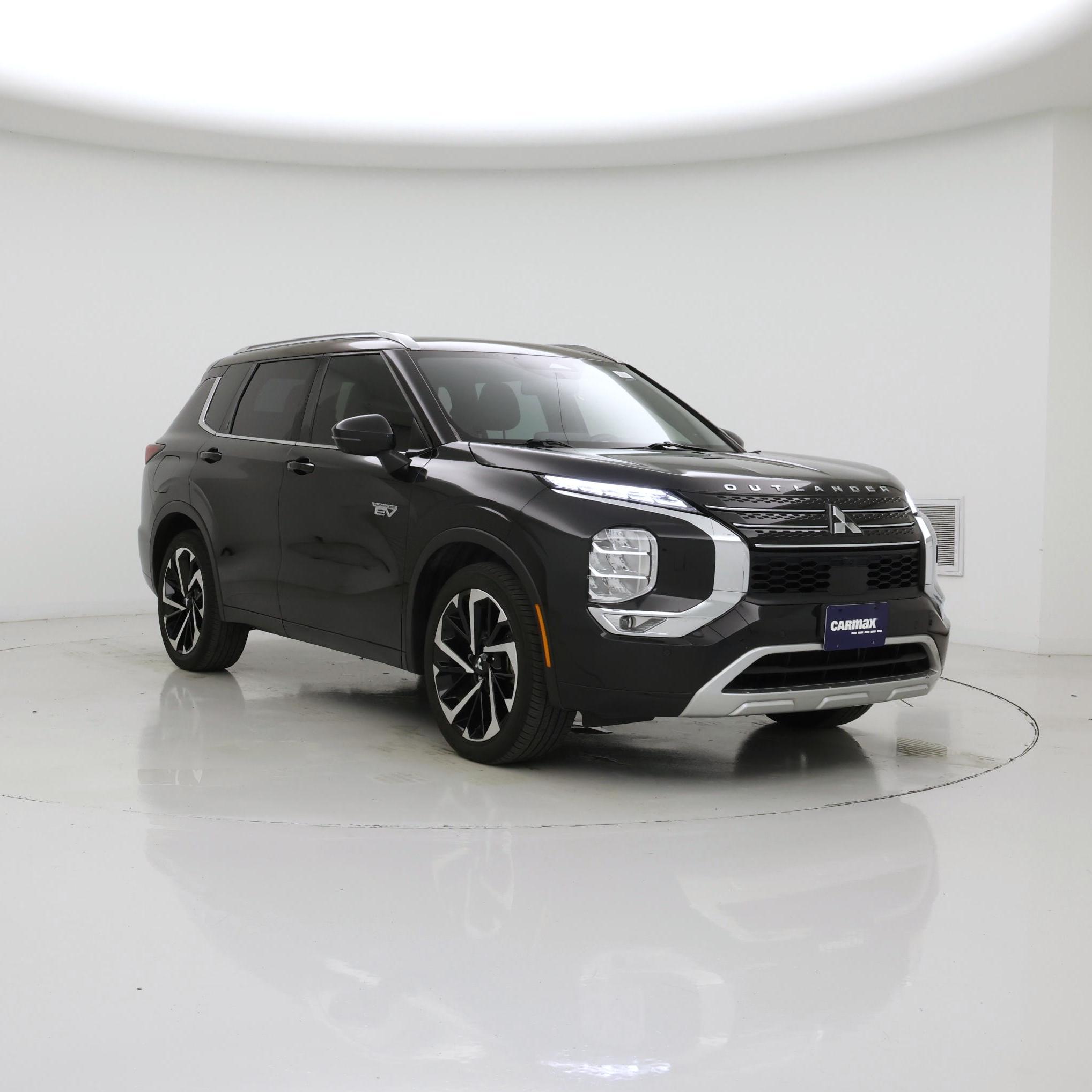 Black 2023 Mitsubishi Outlander Hybrid Plug-in SUV / Crossover All-Wheel Drive Automatic