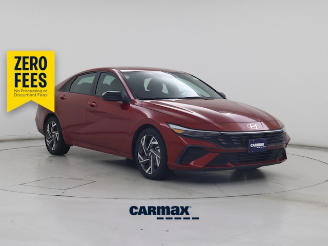 Red 2025 Hyundai Elantra Sedan Front-Wheel Drive Automatic