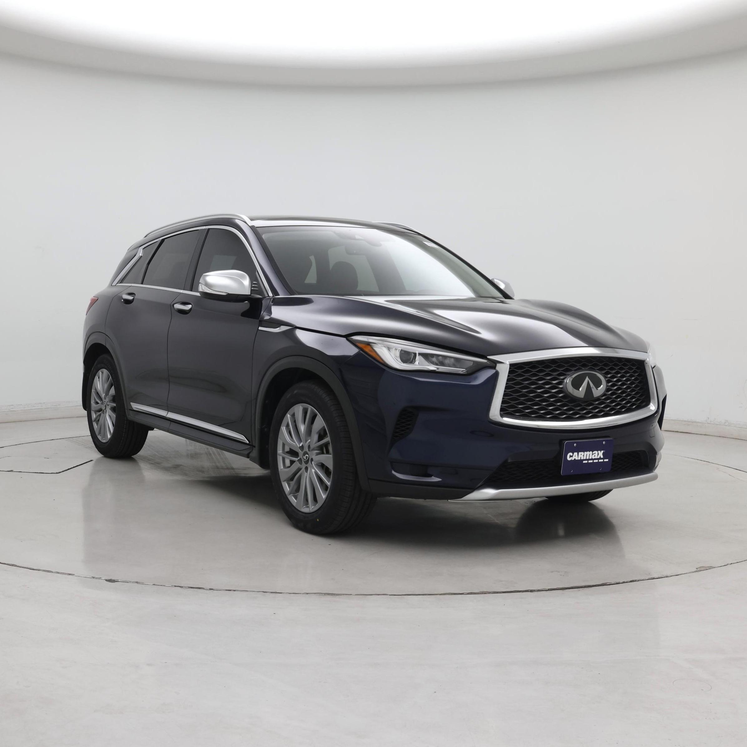 Blue 2023 INFINITI QX50 SUV / Crossover Front-Wheel Drive Automatic