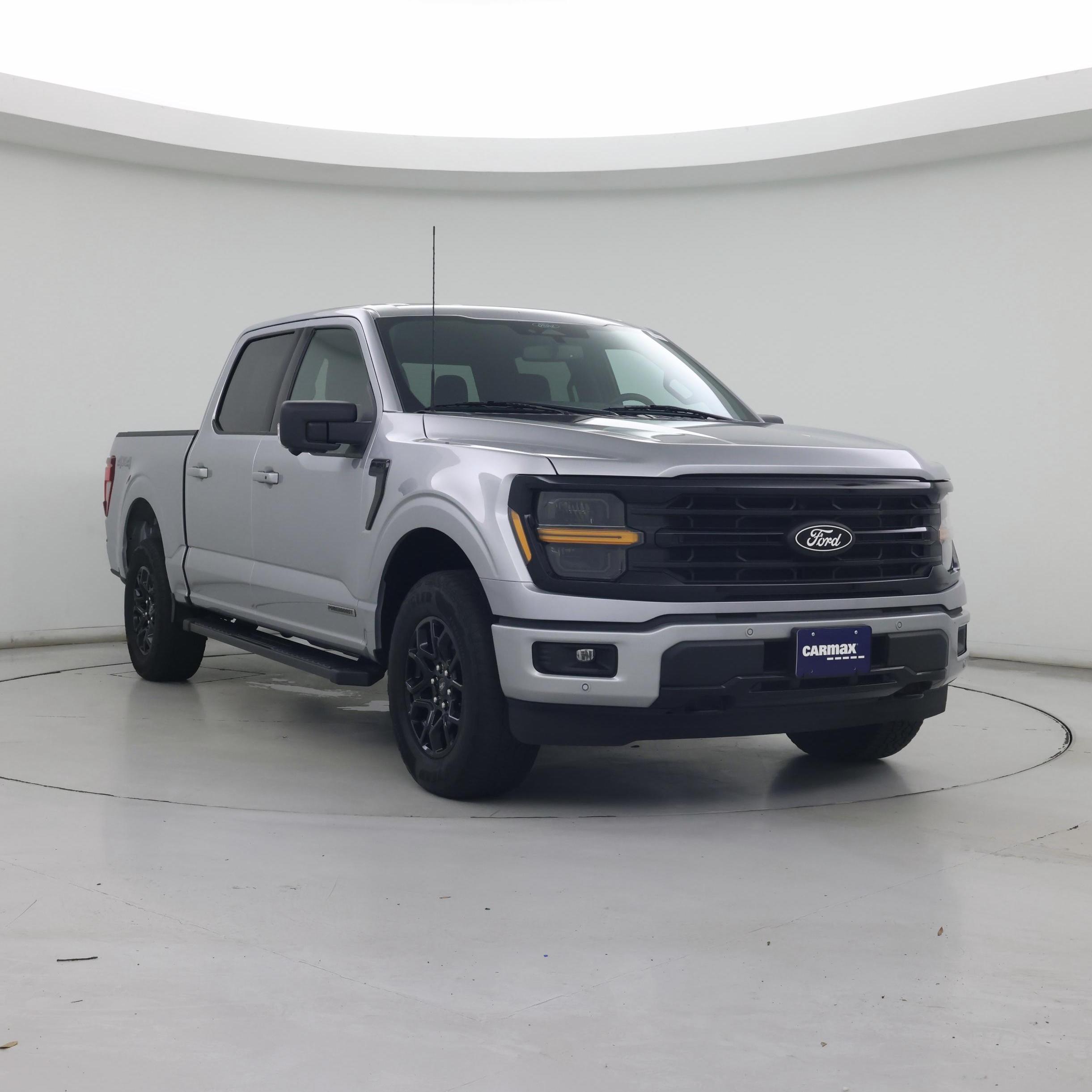 Silver 2024 Ford F-150 Pickup Truck Four-Wheel Drive Automatic