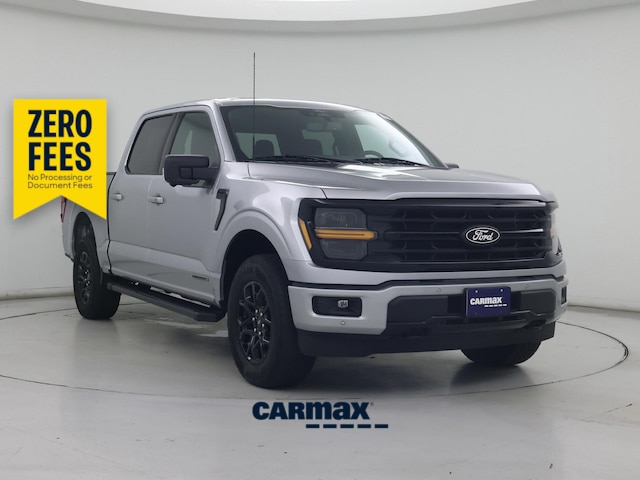 Silver 2024 Ford F-150 Pickup Truck Four-Wheel Drive Automatic