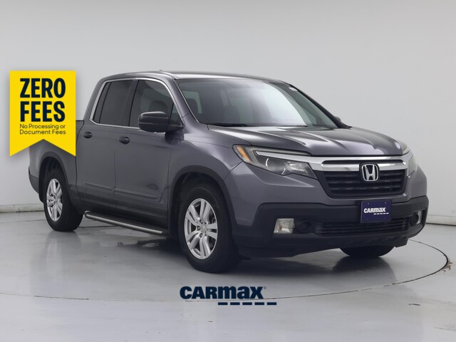 Gray 2017 Honda Ridgeline Pickup Truck Front-Wheel Drive Automatic