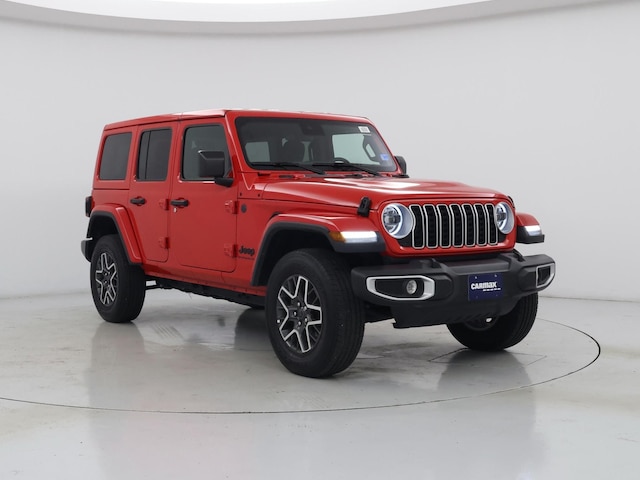 Red 2025 Jeep Wrangler Sahara 4-Door 4WD SUV / Crossover Four-Wheel Drive Automatic