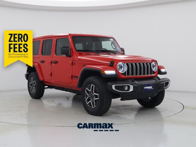 Red 2025 Jeep Wrangler Sahara 4-Door 4WD SUV / Crossover Four-Wheel Drive Automatic