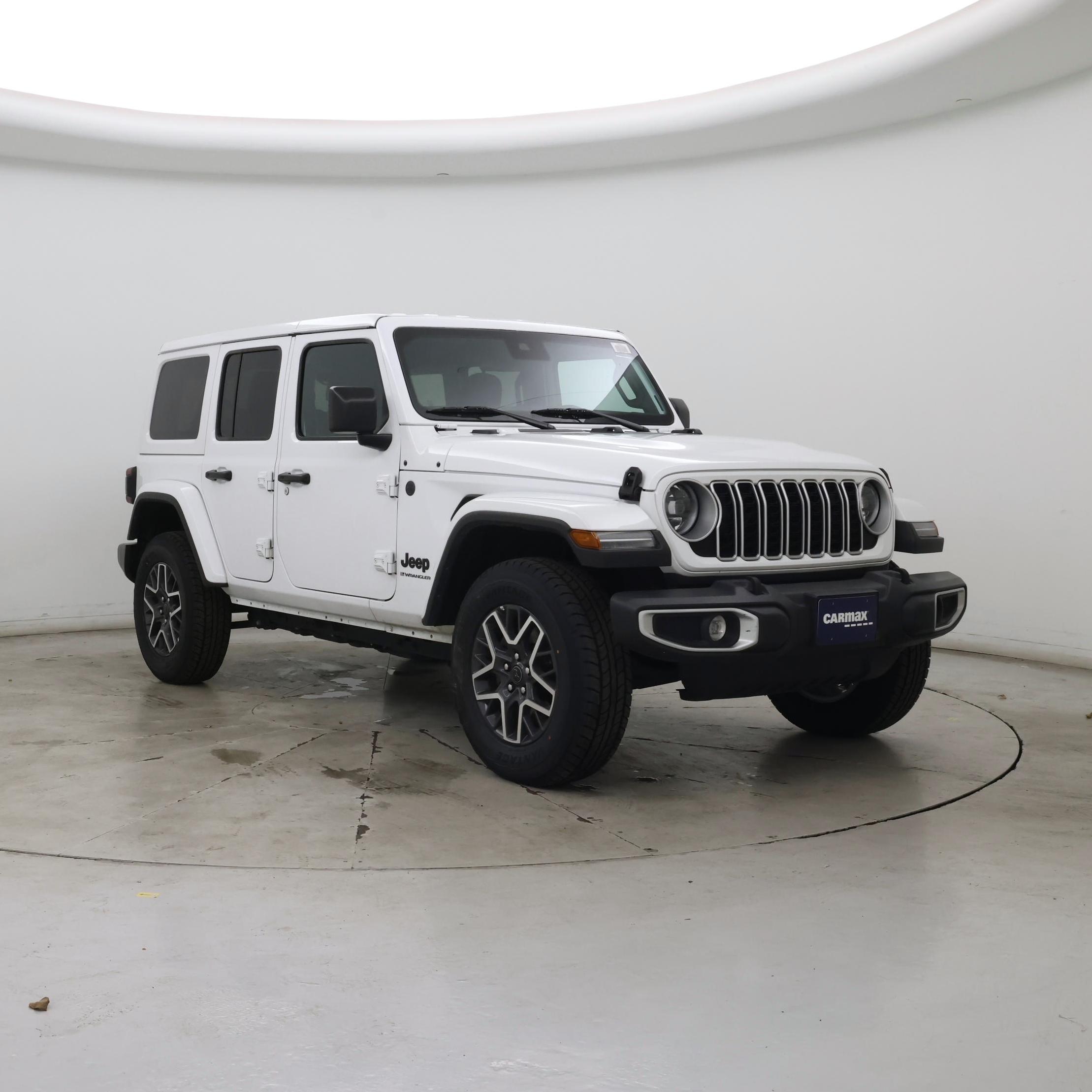 White 2025 Jeep Wrangler Sahara 4-Door 4WD SUV / Crossover Four-Wheel Drive Automatic