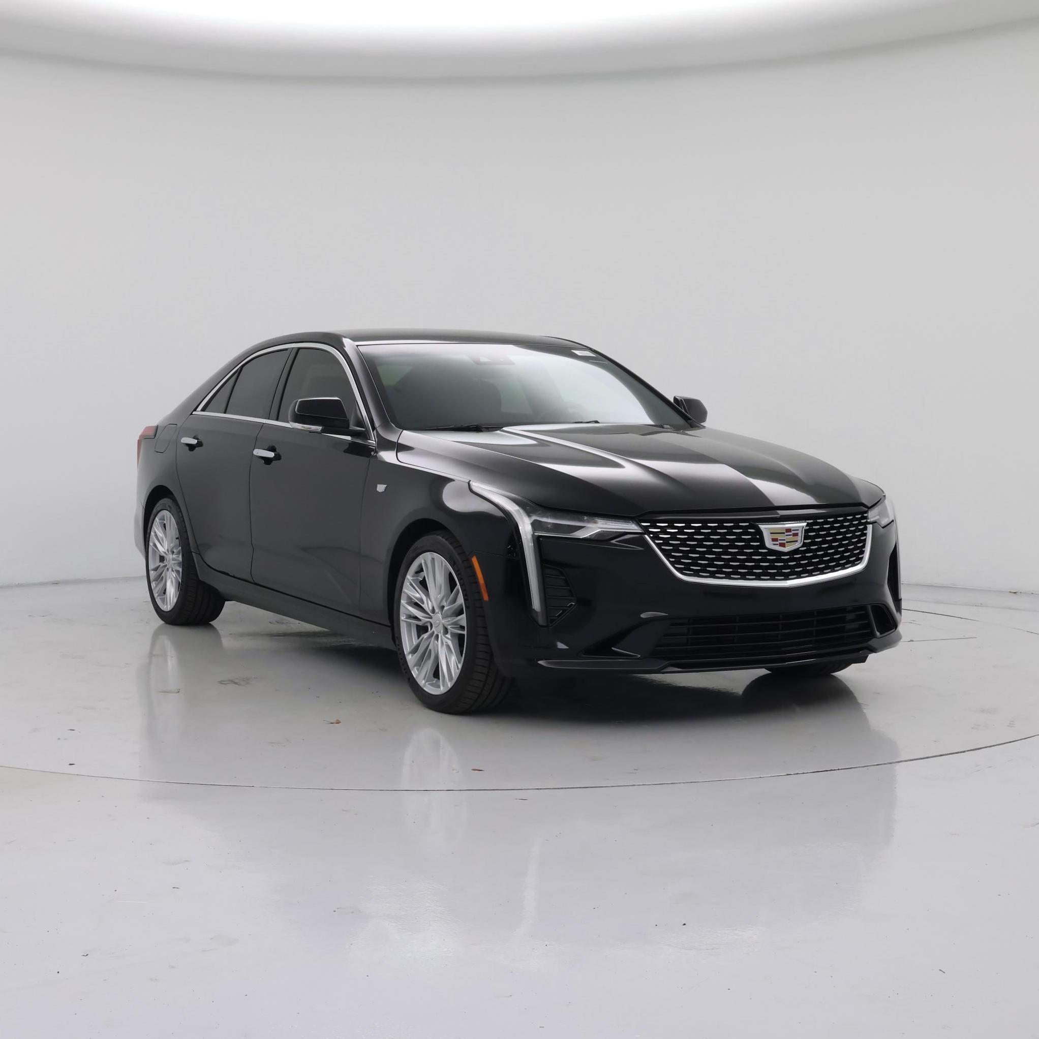 Black 2023 Cadillac CT4 Premium Luxury RWD Sedan Rear-Wheel Drive Automatic