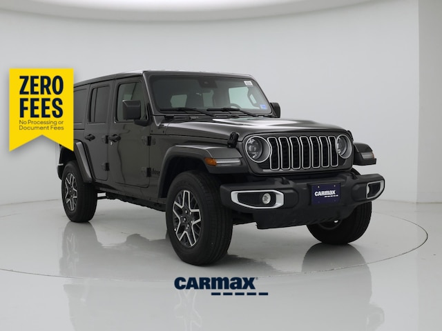Gray 2025 Jeep Wrangler Sahara 4-Door 4WD SUV / Crossover Four-Wheel Drive Automatic