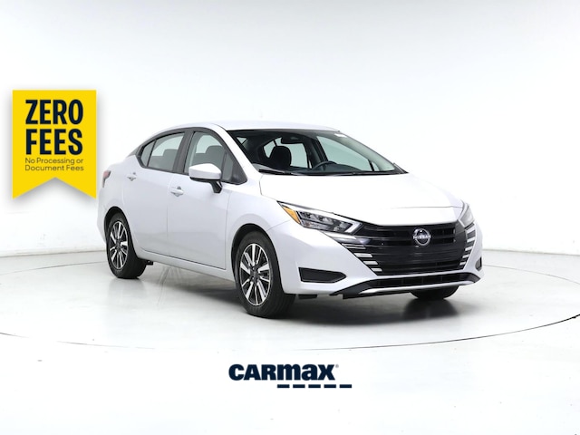 Silver 2025 Nissan Versa SV FWD Sedan Front-Wheel Drive Automatic