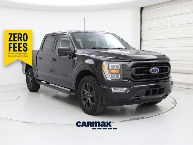 Black 2022 Ford F-150 Pickup Truck Four-Wheel Drive Automatic