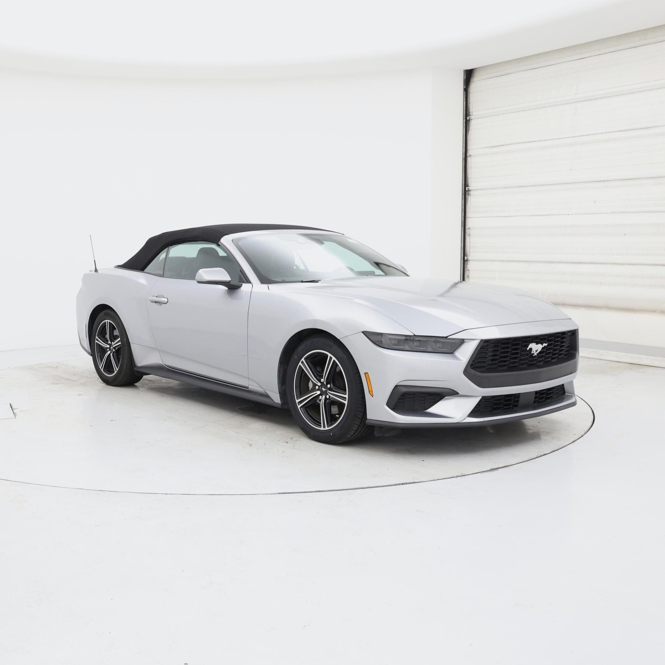 Silver 2025 Ford Mustang Convertible Rear-Wheel Drive Automatic