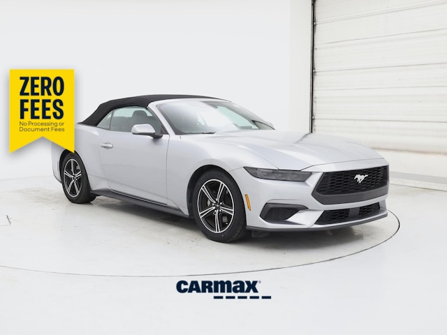 Silver 2025 Ford Mustang Convertible Rear-Wheel Drive Automatic