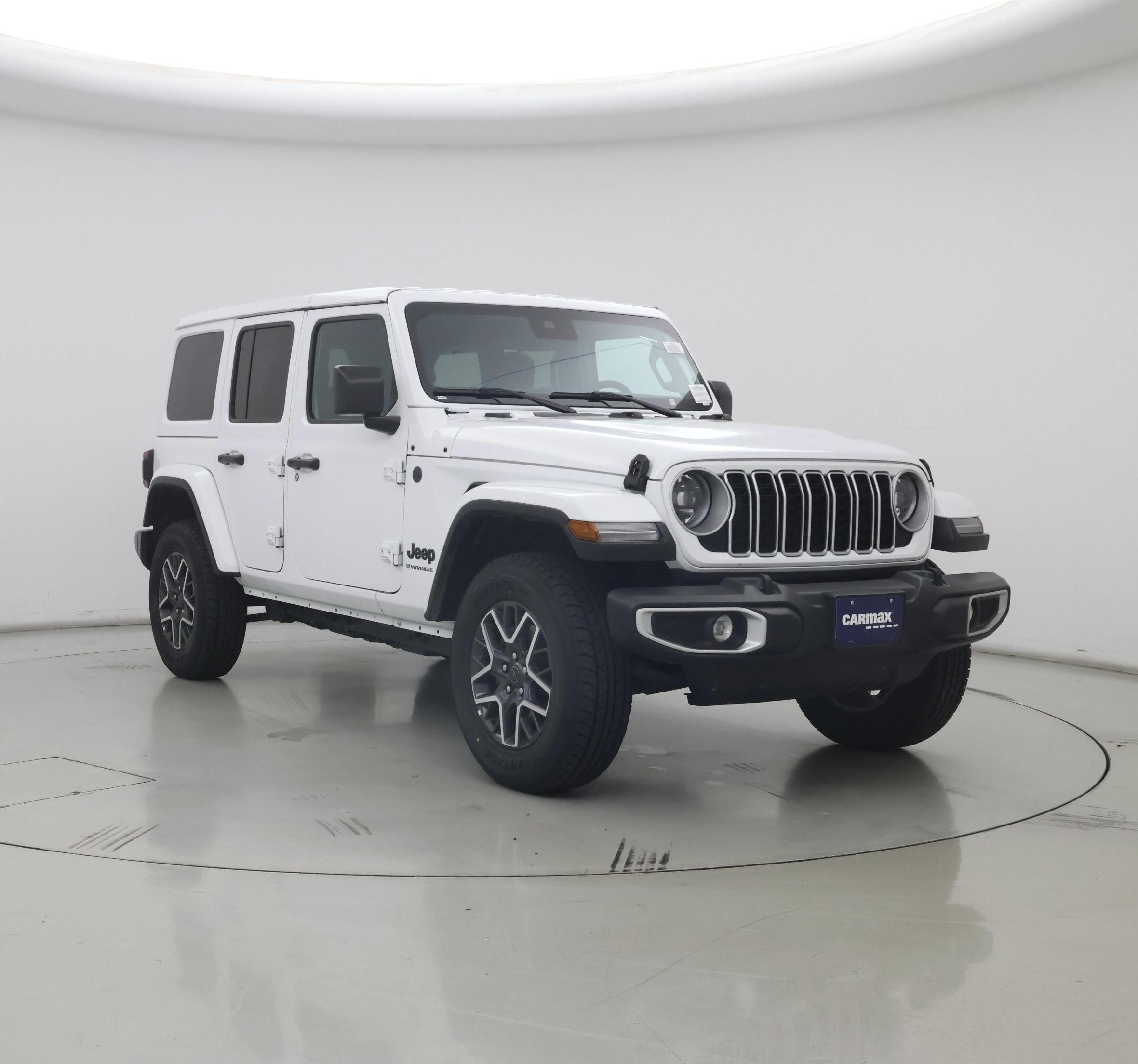 White 2025 Jeep Wrangler Sahara 4-Door 4WD SUV / Crossover Four-Wheel Drive Automatic