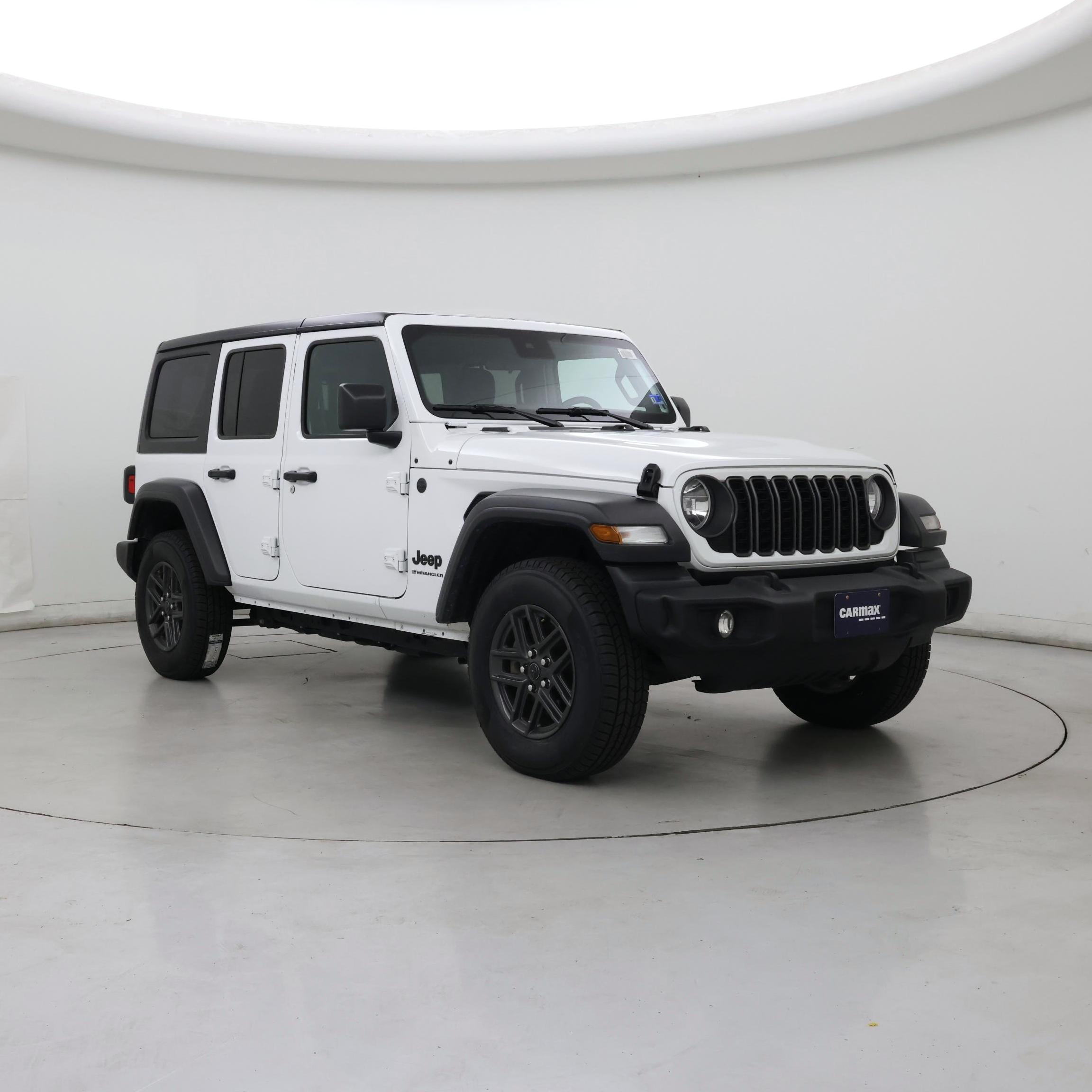 White 2025 Jeep Wrangler Sport S 4-Door 4WD SUV / Crossover Four-Wheel Drive Automatic