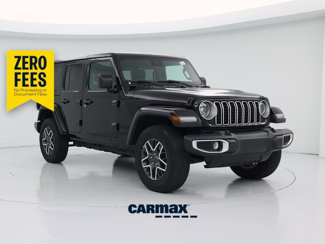 Black 2025 Jeep Wrangler Sahara 4-Door 4WD SUV / Crossover Four-Wheel Drive Automatic