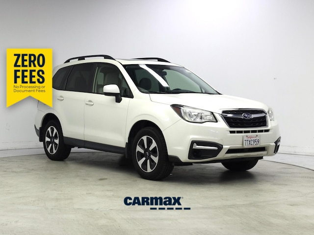 White 2017 Subaru Forester 2.5i Premium SUV / Crossover All-Wheel Drive Automatic