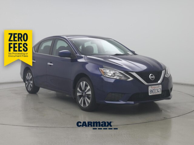 Blue 2019 Nissan Sentra Sedan Front-Wheel Drive Automatic