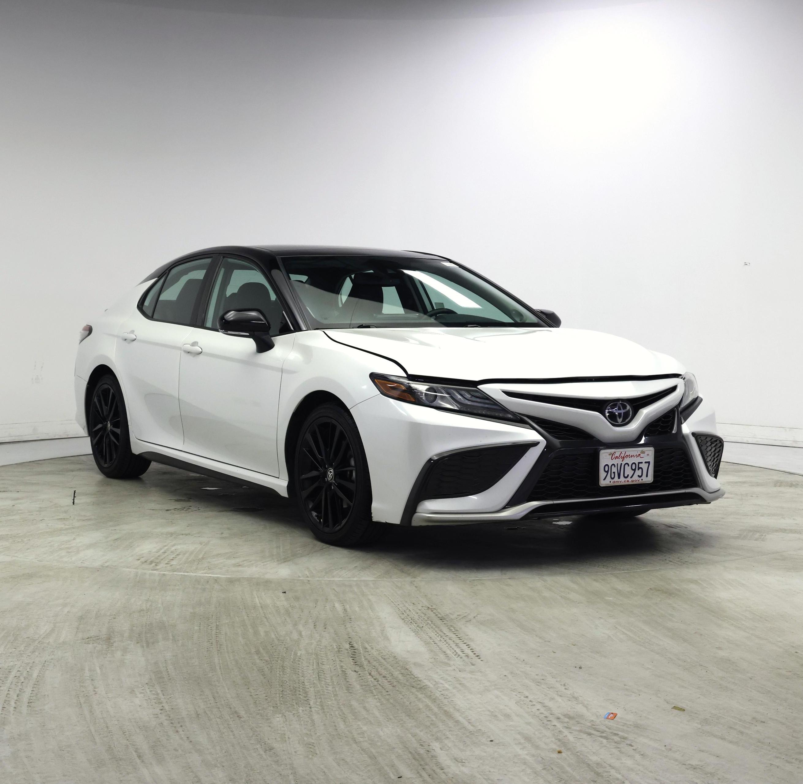 White 2023 Toyota Camry Sedan Front-Wheel Drive Automatic