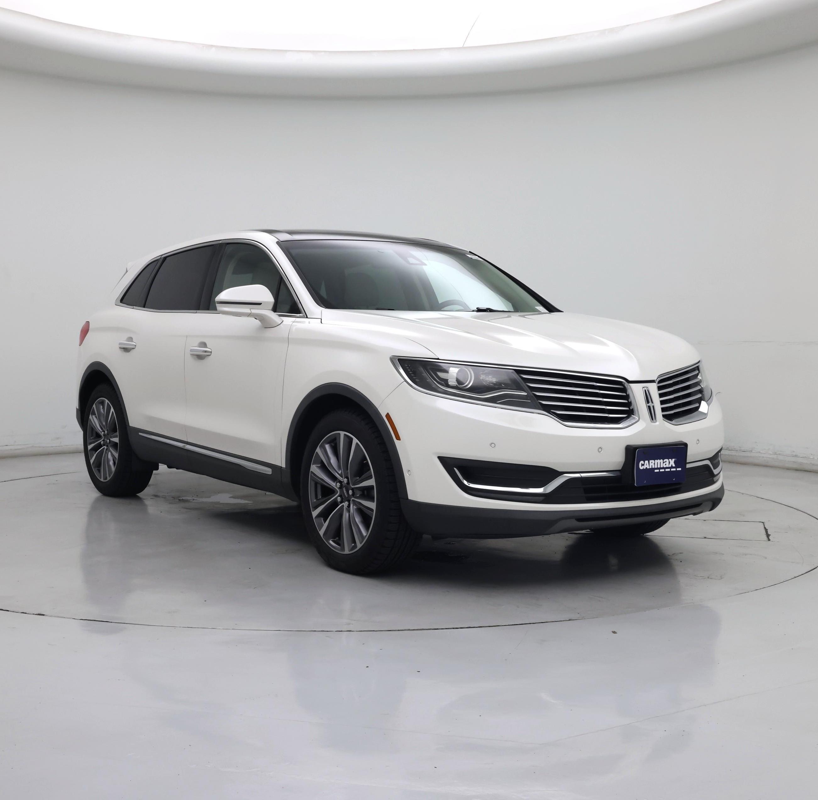 White 2016 Lincoln MKX SUV / Crossover All-Wheel Drive Automatic