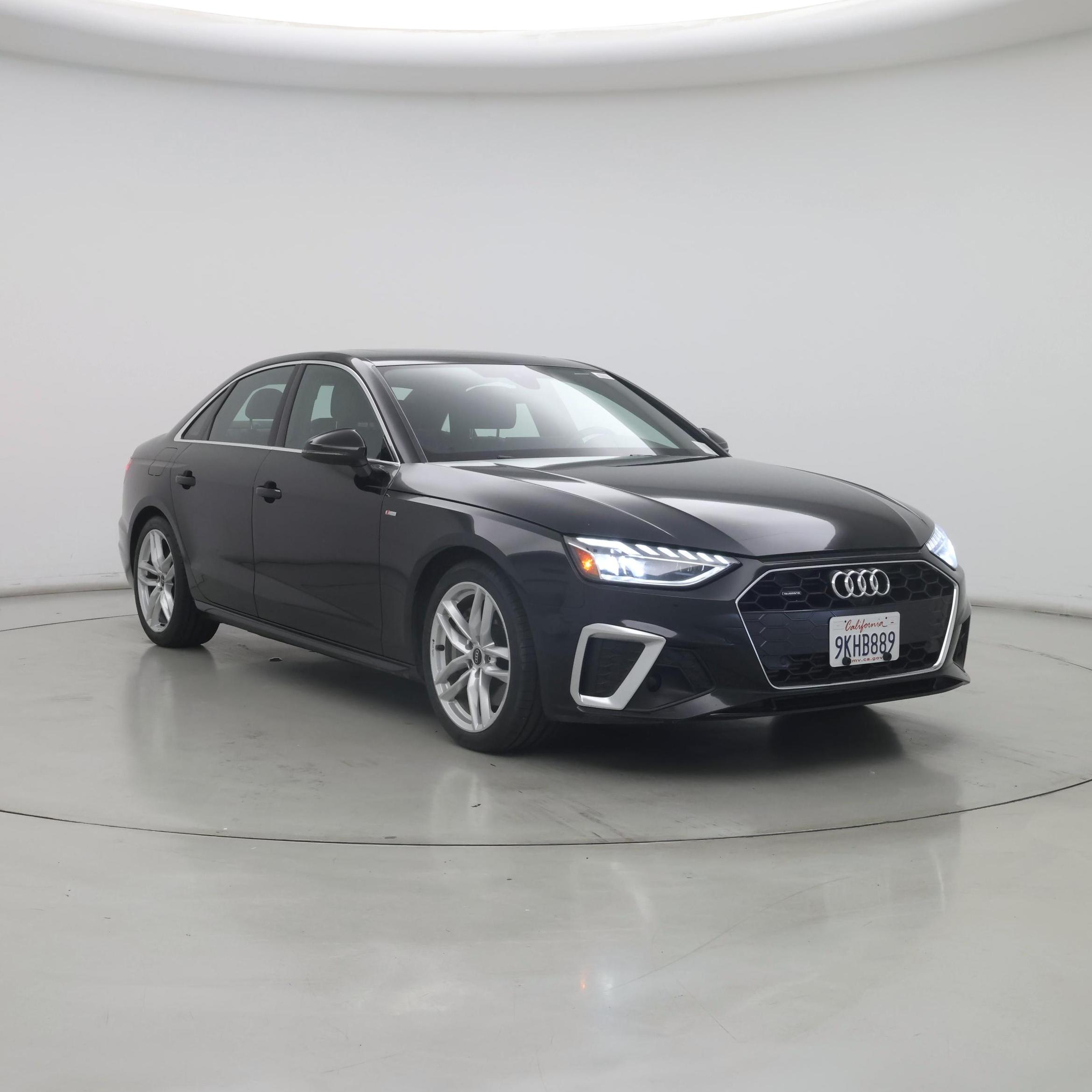 Black 2024 Audi A4 Sedan All-Wheel Drive Automatic