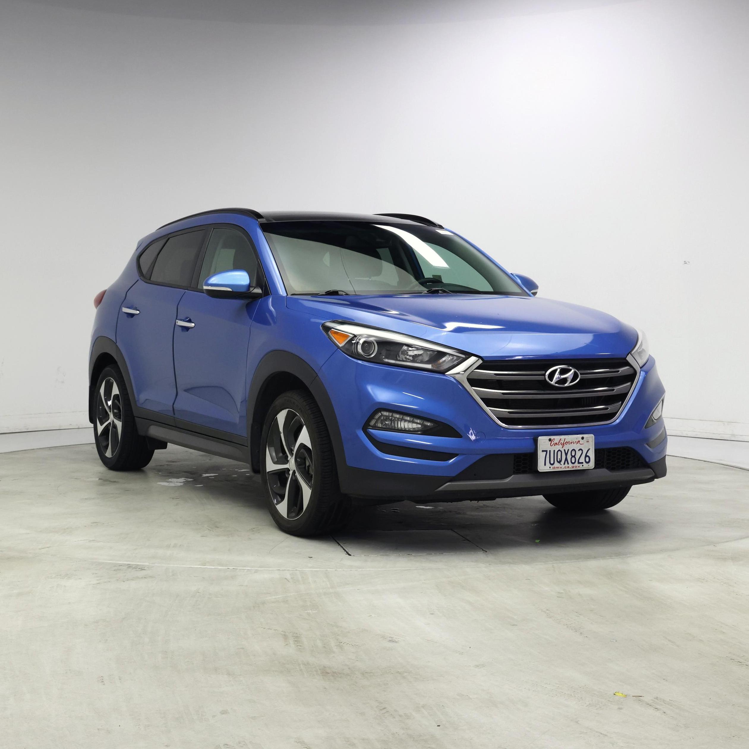 Blue 2016 Hyundai Tucson SUV / Crossover Front-Wheel Drive Automatic